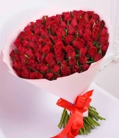 Букет_101 красных роз 40 см Букет_101 красных роз 40 см