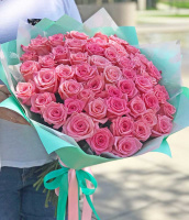 51 розовых роз 51 розовых роз