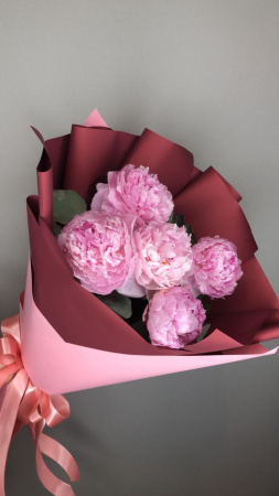 Букет_Розовое счастье