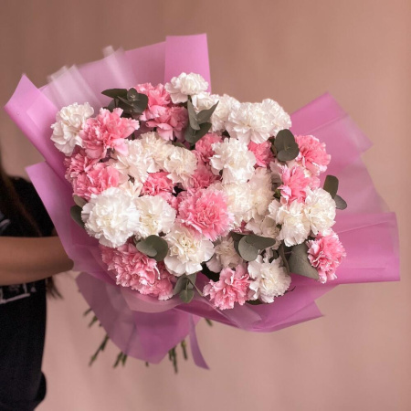 Букет_Белорозовый сад